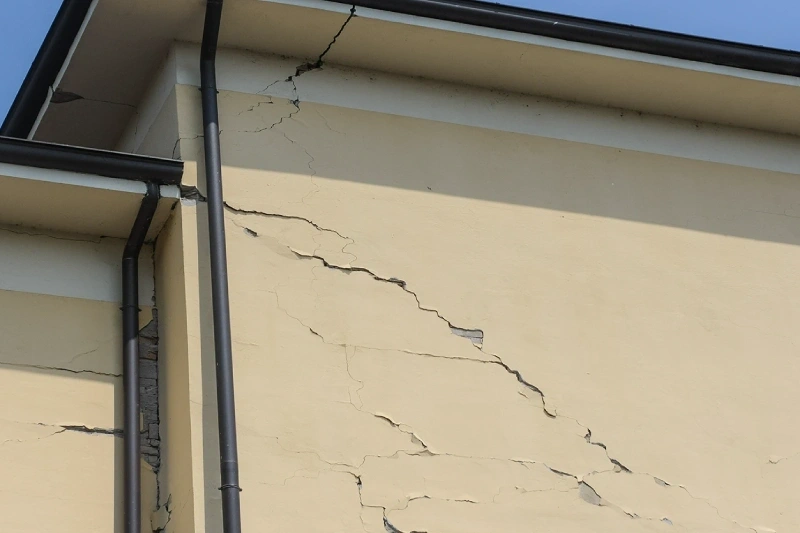 Typowe uszkodzenia budynku na terenach górniczych bez odpowiednich fundamentów