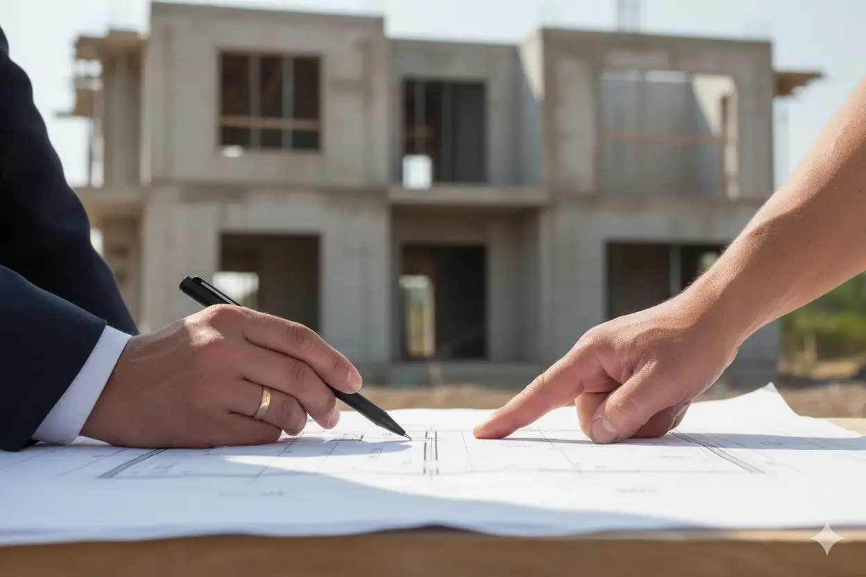 Zespół inżynierów CoreLTB weryfikujący projekt wykonawczy